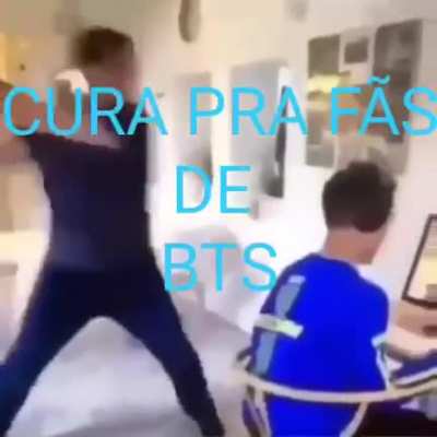 A cura para f&atilde; de BTS