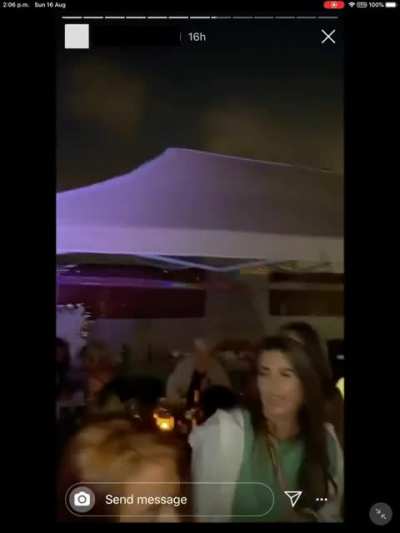 Crowded party in someone&rsquo;s back garden in Dublin last night. Whelp.