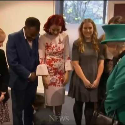HMJB while I meet the Queen