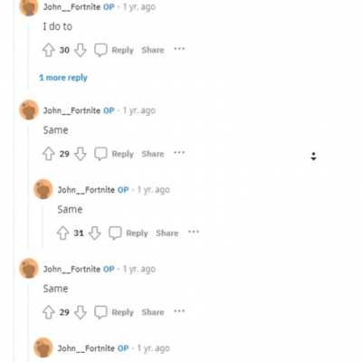 Least schyzophrenic redditor