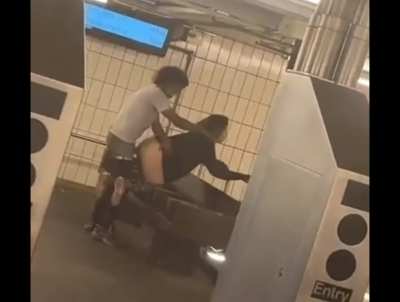Before the E train arrives