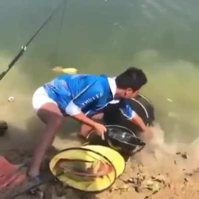 Fish gets away