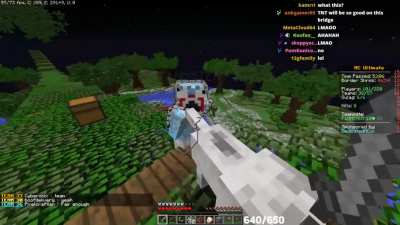 red &amp;amp; green minecraft streamer gets attacked by flying pig