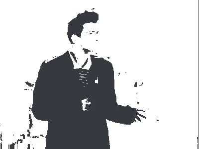 Dark n white.