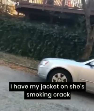 Let him do his job lady!