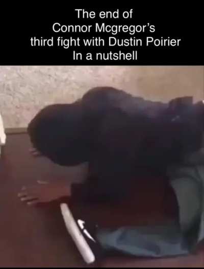 Cry about it Mcgregor fans