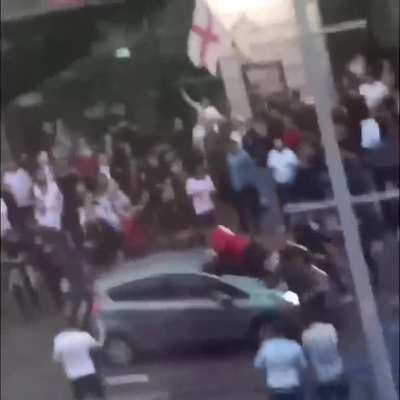 To stop a moving car