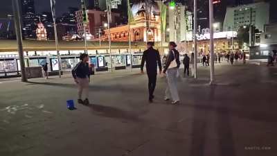 Australia. TikTok influencer goes around harassing couples.