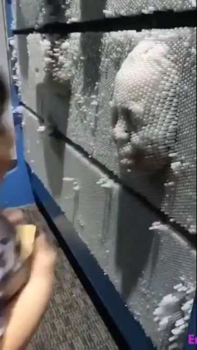 He entered the secret passcode