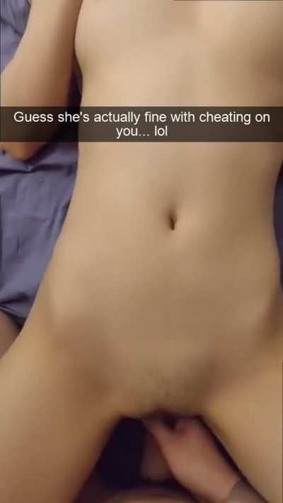 "It's only cheating if I go inside you, dont worry"
