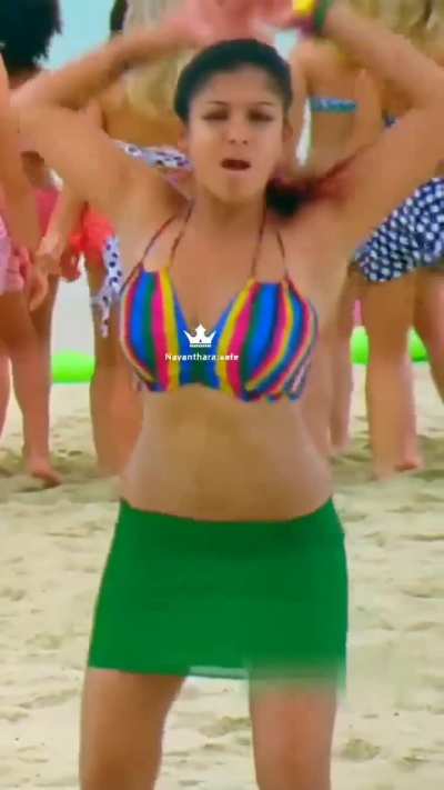 Nayanthara black waist and breast with armpits