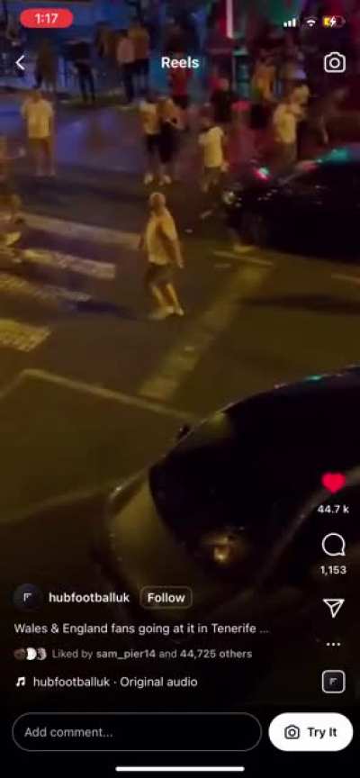 Massive England & Wales brawl