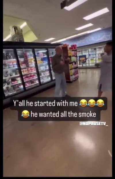 Old man doesn&rsquo;t know when to walk away