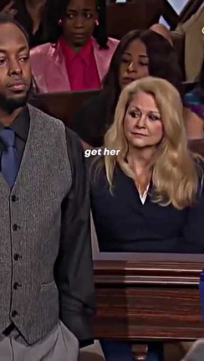 WHY TF ARE THEY CONSOLING THE WOMAN?