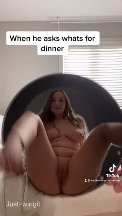 When he asks what&rsquo;s for dinner