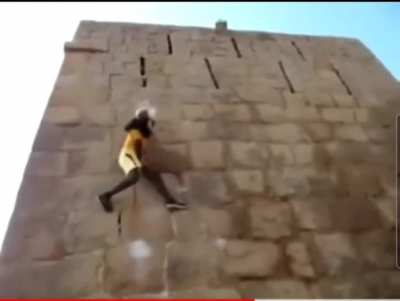 imagina esse cara na olimp&iacute;adas de escalada? &eacute; ouro&sup2;