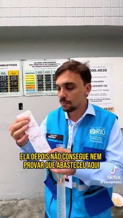 gasolina adulterada ou um presente misterioso?