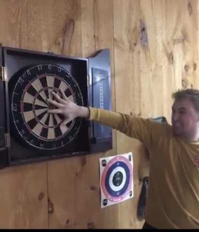 HMRB while I hit a bullseye