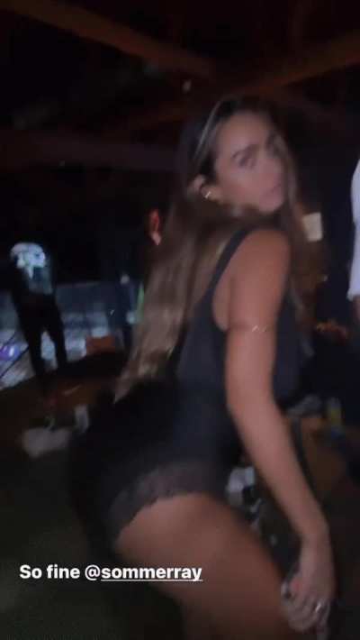 out partying