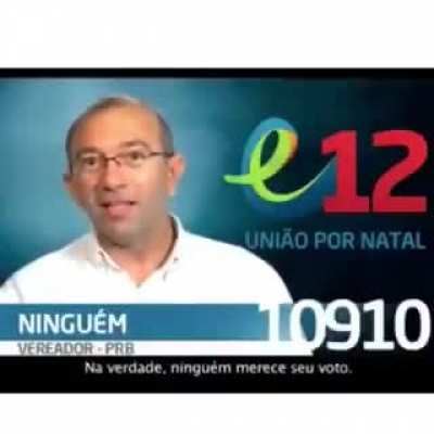 Vote em ningu&eacute;m?