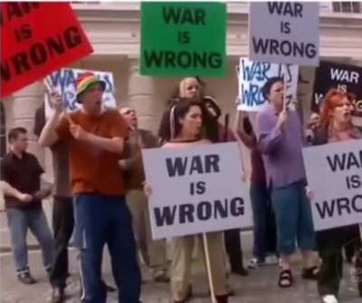 NCD going from peace to warmongering the nanosecond there's a chance of NATO intervention or nuclear war.