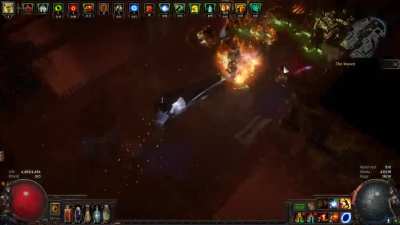 Updated build on the flicker god project (120mil dps, now with max choas resist and mana regen) - changes made thanks to reddit.
