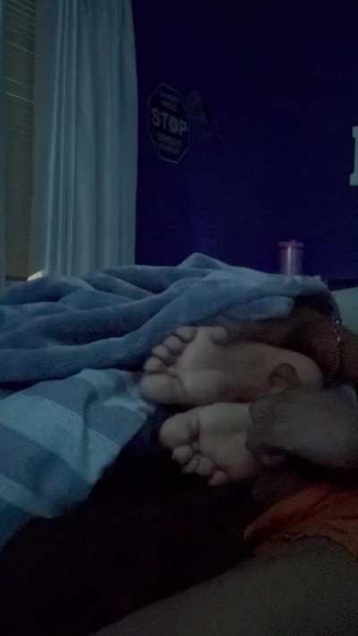 cum on sleepy soles