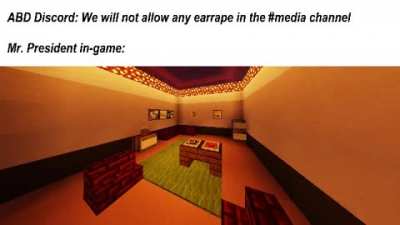 I hate entering Mr. President's room because of this...