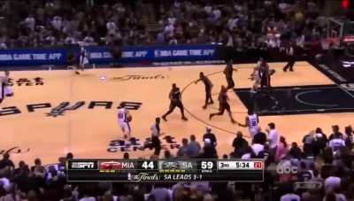 &ldquo;Blocked by Splitter! Mills for three! Mills (for three again) bang! Ginobili - puts it in, what an avalanche from San Antonio!&rdquo; (2014 NBA Finals, Game 5)