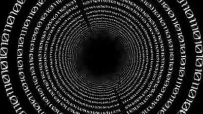 [A] Infinite Binary Code Tunnel I Made - "Binary Tunnel"