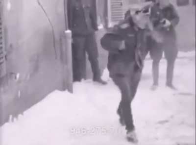 A snow fight with the f&uuml;hrer