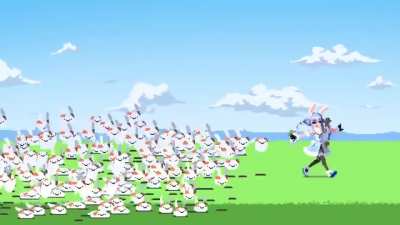 That one pekora gif but more nousagis (by @kaynimatic)