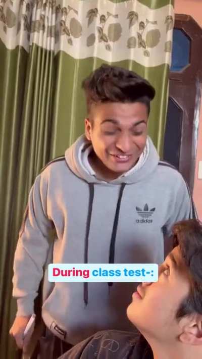 [Hindi (or Urdu) &amp;gt; English] School exam-related meme