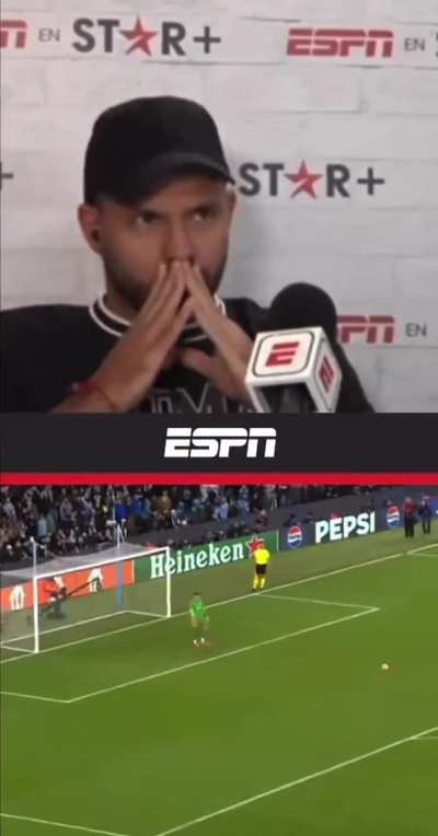 Ag&uuml;ero&rsquo;s reaction to the penalties&hellip;cry more 🤡😢 