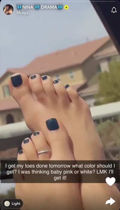 Nina&rsquo;s perfect feet 🤤🥵
