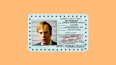 CALL SAUL IF YOU GET LOST