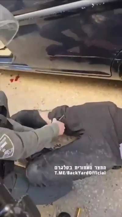 Magav put tourniquet on MR FAFO At west bank or east Jerusalem 