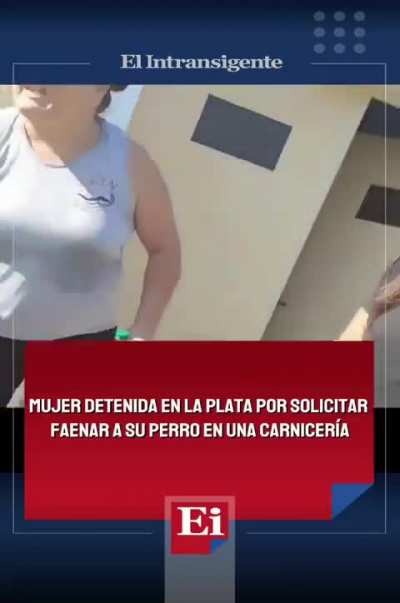 la vecina que lo llevó a la carnicería a 