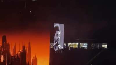 Abel getting emotional in Boston last night