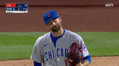 [Highlight] CHC@NYM: Kevin Pillar blasts a solo shot to make it 6-1 Mets