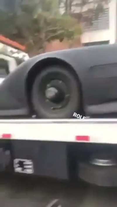 Batmobile gets stolen in S&atilde;o Paulo, BR