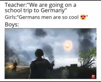 Let's go boys, Normandy awaits us
