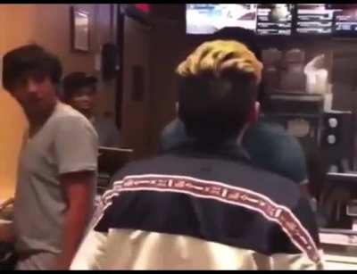 He wanted to pass in front of him, he succeeded