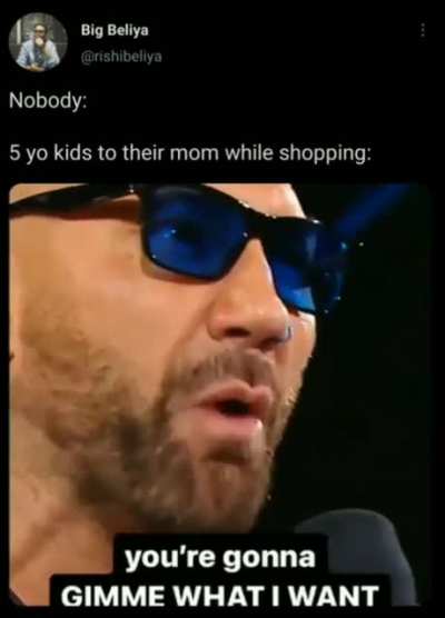 Why did I name it "5 yo kids" when I am literally speaking about myself?