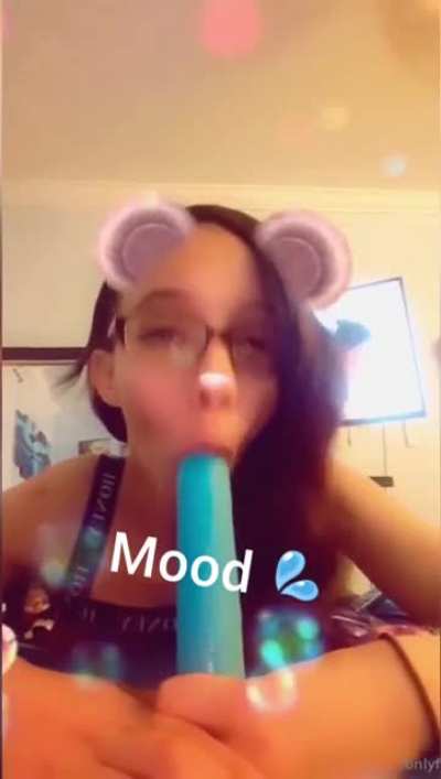 Sucking it