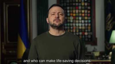 "Russian terror is only possible now because we don't have enough modern air defense systems &ndash; in other words, frankly, because our partners lack the political will to provide them." - President Zelenskyy's address, 22nd March 2024