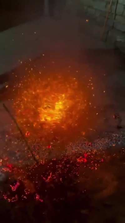 Firey tornado