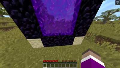 My first minecraft transition