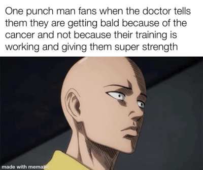 Caped baldy fans
