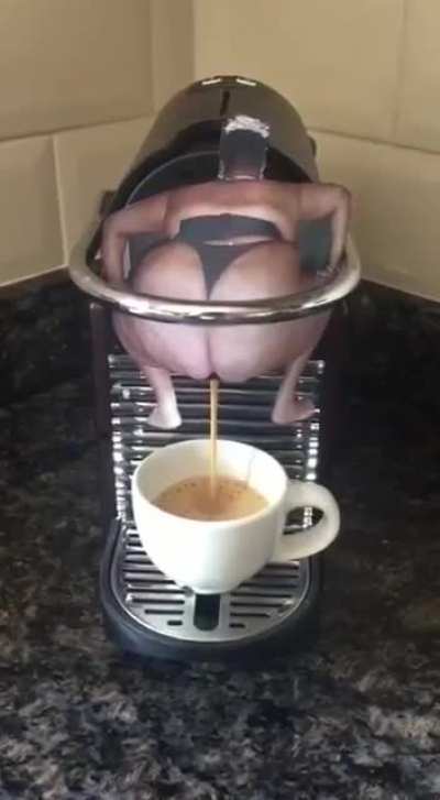 Cheeky espresso......